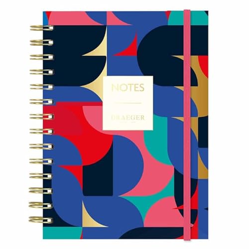 DRAEGER PARIS - To do list notepad - 13x18 cm - Hard cover - 5 removable dividers - 100 detachable pages - FSC® certified paper - Circles von DRAEGER