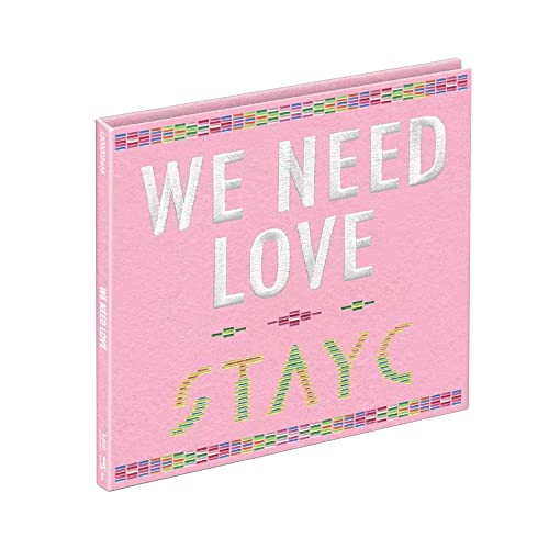 DREAMUS STAYC - WE Need Love [DIGIPACK Version] Limited Edition 3rd Single Album CD-R+Cover+Photobook+Photocard+Folding Poster+(Extra STAYC 6 Photocards+STAYC Pocket Mirror) von DREAMUS