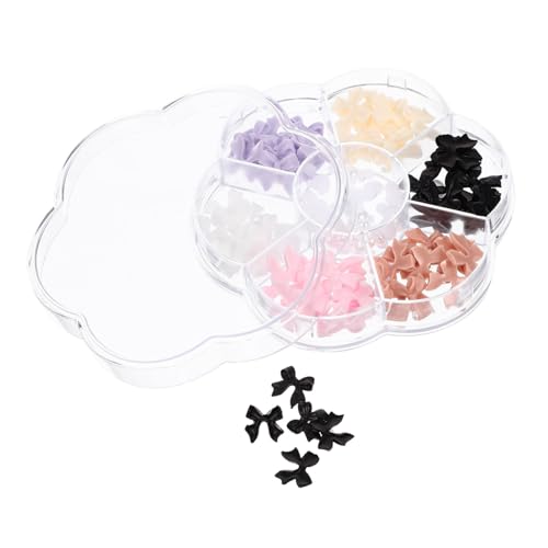 DRESSOOS 1 Box Nagelkunst Zubehör Flache Rückseite Charms Maniküre Dekoration Nagelschmuck Dekor Maniküre Charms 3D Nagel Charms Strass Schmuck DIY Maniküre Nagelperlen von DRESSOOS