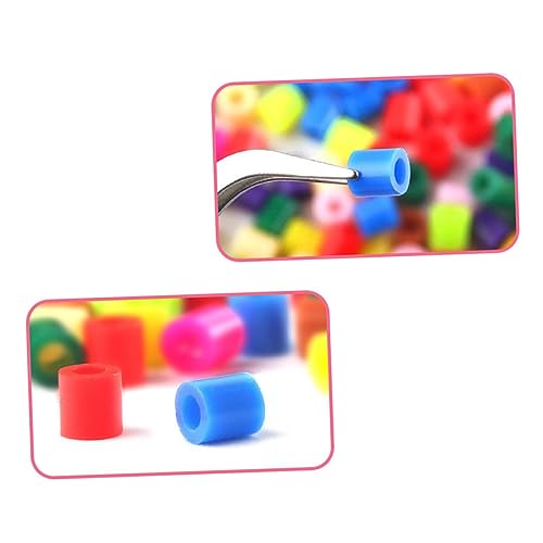 DRESSOOS 1 Satz 24 DIY Bastel Sicherungsperlen DIY Perlen Für Kinder Bastelzubehör Handgefertigte Kunstaccessoires Farbige Perlen Mini Sicherungsperlen Für Kinder 3D Perlen Mini von DRESSOOS