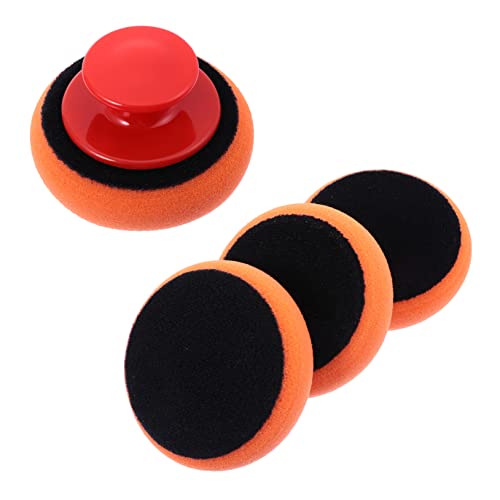 DRESSOOS 1 Satz Polierwachsschwamm polierpads polishing pad autopoliermaschine polierer -Pad Kratzer-Entferner-Set für Autos werkzeug Schwamm-Polierpad Polierschwamm Pad Plastik von DRESSOOS