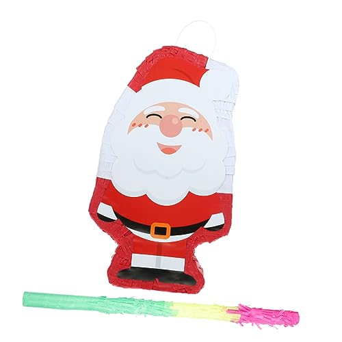 DRESSOOS 1 Satz Weihnachtspinata für Ornamente Girlande Bogen Weihnachts-Piñata weihnachtsdeko weihnachts party Weihnachtsmann-Partyzubehör Weihnachtsmann-Pinata- Papier von DRESSOOS