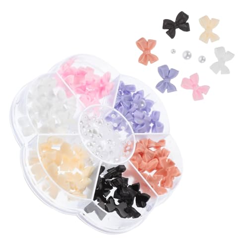 DRESSOOS 1 Schachtel Nail-art-zubehör Nagel Charms Nagelanhänger Blumen Nägel Dekorationen Nagelschmuck Und Charms Funkeln Nailart-strasssteine Strass-nagelanhänger Nagel Charme Harz von DRESSOOS