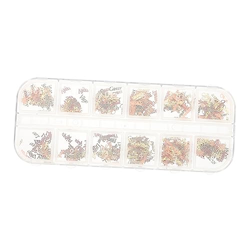 DRESSOOS 1 Schachtel Zodiac Nail Charms Dekorative Nagelkunst Anhänger aus Kupfer für DIY Nail Art Langlebig und Glänzend für Persönliche oder Professionelle Anwendungen DRESSOOS 1 Schachtel Zodiac Nail Charms Dekorative Nagelkunst Anhänger aus Kupfer für DIY Nail Art Langlebig und Glänzend für Persönliche oder Professionelle Anwendungen von DRESSOOS