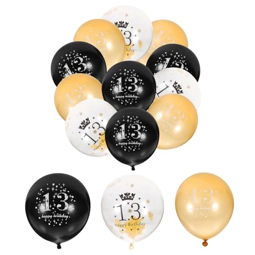 DRESSOOS 12St Dekorationen für Ballonpartys Ballongirlande Geburtstags-Ballonbogen-Kit Gänseblümchen Ballons Willkommensballons kindergeburtstag dekorationen Ballons Emulsion Golden von DRESSOOS