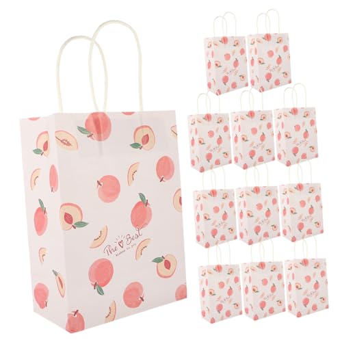 DRESSOOS 18 Stk Handtasche Partygeschenktüten Große Geschenktüten Klare Kekstüten Partytasche Klarsichtbeutel Für Süßigkeiten Präsenttaschen Kleine Süße Tüten Mittlere Tasche Papier von DRESSOOS