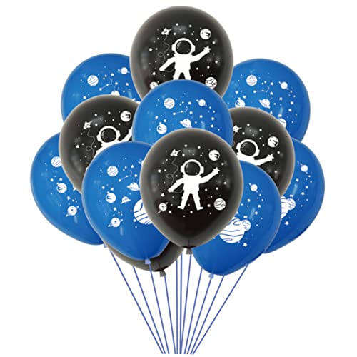 DRESSOOS 20St Luftballons für Geburtstagsfeiern Geburtstag blau bedruckte Luftballons Ballons mit Sternendruck Babyballons deckenverkleidung babyshowerparty bedruckte Luftballons für Partys von DRESSOOS