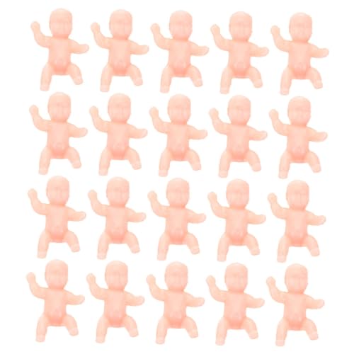 DRESSOOS 20st Mini- -eiswürfel Mini-Babys Zur Dekoration Kleine Mini-Babys Mini-Kunststoff- - Kleine Babyfiguren Mini-Babys Aus Kunststoff Mini-Babys Für Babyparty Plastik von DRESSOOS