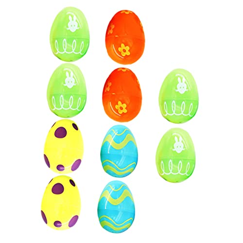 DRESSOOS 24 Stück Offene Eier Macarons Geburtstagsdekorationen Leere Ostereier Füller Babyparty Spiele Sets Große Ostereier Osterparty Eggmazing Bunte Ornamente Künstliche Eier von DRESSOOS