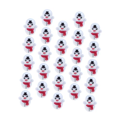 DRESSOOS 25st Schneemann Becher Puzzle-spielzeug Dekoratives Schneemann-spielzeug Mini-schneemann-figur Schneemann-becherpuppe Kinder-tumbler-spielzeug Schöner Schneemannbecher Plastik Weiß von DRESSOOS