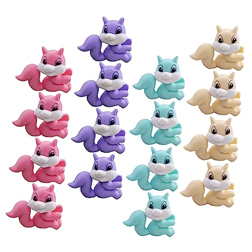 DRESSOOS 36St Eichhörnchen Radiergummi rosa Radiergummis lustig Streifenhörnchen erasers for Cartoon Radiergummi Bulk Radiergummis Tier Radiergummis für Plastik von DRESSOOS