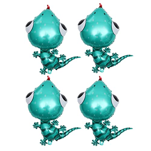 DRESSOOS 4 Stück Tierballon Wackelauto Ballon Tiere Wasserballons Trefferballons Geburtstagsballons Dschungelballons Alles Zum Geburtstag Ballonballons Spaßdesign Spielzeugautos Blaue von DRESSOOS