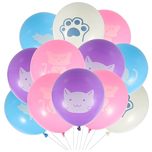 DRESSOOS 40St Katzenballon deckenverkleidung ballons helium ballon luftbalons balongas luftballone Regenbogenballon Zubehör für Katzengeburtstage Geburtstagsversorgung Partyzubehör Emulsion von DRESSOOS