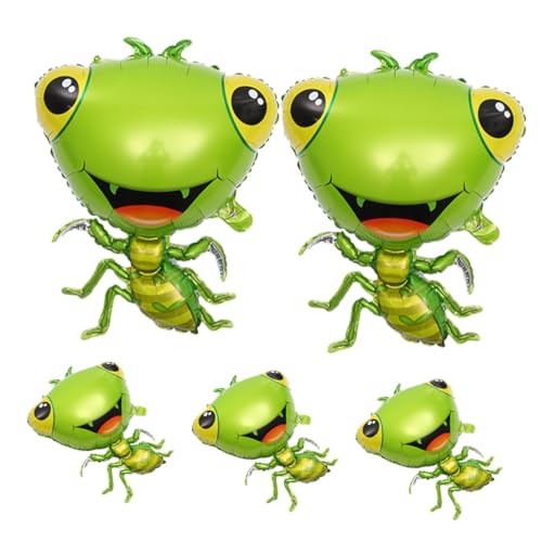 DRESSOOS 5 Stück Insektenballon Tierballons Mantis Partys Zubehör Kreativer Mantis Ballon Mantis Ballons Für Party Ballon Für Dekor Ballon Dekoration Party Layout Mantis Ballon von DRESSOOS