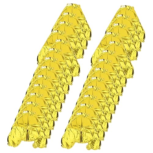 DRESSOOS 50 Stück Alphabet-Folienballons Geburtstag Luftballons goldene Luftballons Halloween-Partyballons hochzeitsdeko hochzeits dekoration Partyzubehör silvester dekor Aluminiumfolie von DRESSOOS