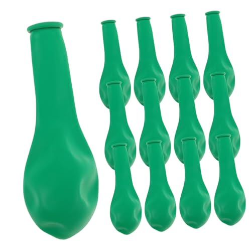 DRESSOOS 50 Stück Grüner Ballon Schmücken Kreativer Ballon Dekorativer Luftballon Festlicher Ballon Indoor-ballon St Patricks Day Dekorationen Luftballons Fallen Emulsion Green von DRESSOOS