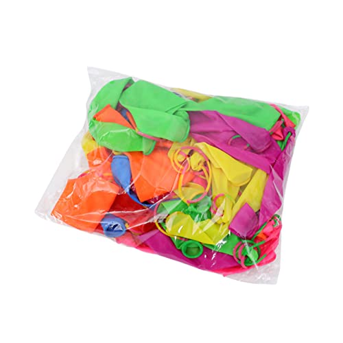 DRESSOOS 50 Stück Pat-Ball-Ballon runder Stanzballon Punchball-Ballons prallen hühner spielzeug gummiball toy Spielzeug aus Luftballons Spielzeug zum Stanzen von Luftballons Emulsion von DRESSOOS