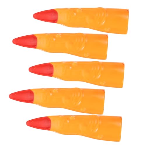 DRESSOOS 5st Leistungsrequisiten Monsterfinger Gefälschte Hexennägel Finger Der Marshexe Fingerspielzeug Halloween Wackelig Gefälschter Finger Plüsch Heimwerken Zombie-nägel Plastik Yellow von DRESSOOS