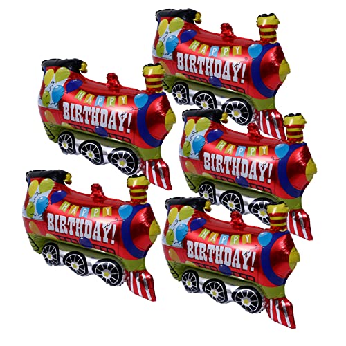 DRESSOOS 5st Transportballon Fahrzeugballons Festdekorationsballons Kindergeburtstag Cartoon Ballon Heliumtank Für Ballons Auto-dekor Partyballon Helium-fahrzeugballon Aluminiumfolie von DRESSOOS