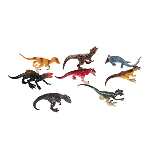 DRESSOOS 8St Dinosaurier-Kuchen dekorieren Kuchendekoration Dinosaurier-Kuchendekore Dinosaurier-Schmuck buchregal dekoration animal figures Kuchen-Dinosaurier-Ornament Partyzubehör Plastik von DRESSOOS