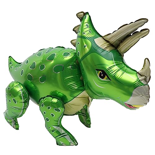 DRESSOOS Dinosaurier-Ballon Aufblasgerät Blase Helium Party-Dekorationsballons party kinderparty balons aufblasbare Ballons Geburtstagsparty liefert Aluminiumfolie Green von DRESSOOS