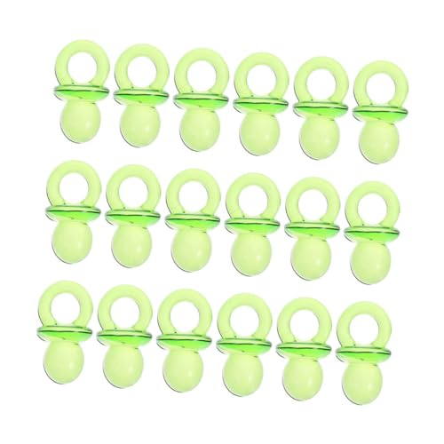 DRESSOOS Mini Shower Favor Schnuller Aus Klarem Dekoration Für Shower Partys DIY Tischmitte Für Jungen Und ädchen Ideale Streudeko Für Babypartys von DRESSOOS