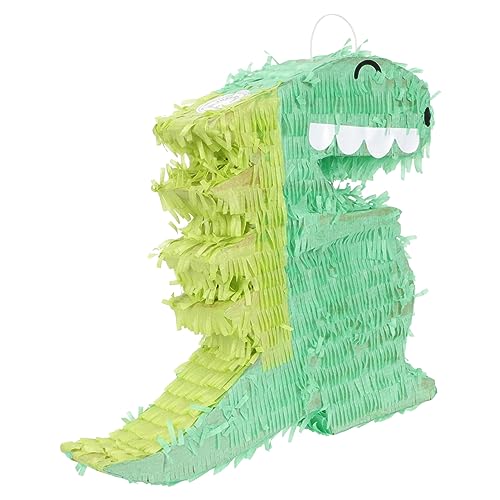 DRESSOOS Neuartiges Pinata- Dinosaurier-Partyzubehör Artikel für Geburtstagsfeiern Kinderspielzeug Dinosaurier-Stofftier Pinata-Stick Dinosaurier-Pinata Geburtstags-Pinata- Papier von DRESSOOS