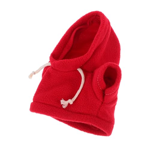 DRESSOOS Plüschbärenkleidung Skulptur Hase Modellkaninchen Tierspielzeug schicke Hasen Puppen Plüschbär Kleidung Hoodie für Plüschtiere Plüschtierkleidung Stofftier-Outfits rot von DRESSOOS