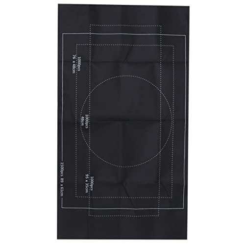 DRESSOOS Spielmatte Speicher-Puzzle-Board Gaming-Pad Puzzledecke Puzzle-Filzmatte Rätsel Rollen bügelunterlage Puzzle pad gesselschafftsspiele rätselspiele Puzzle-Decke Rätselmatte Black von DRESSOOS