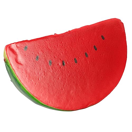 DRESSOOS Wassermelonen- Wassermelonenscheiben Requisiten Desktop Gefälschte Wassermelone Zahnpasta Obst Gummi Prunkstück Aus Künstlichen Früchten Korb Gefälschte Pflanzen Schaum von DRESSOOS