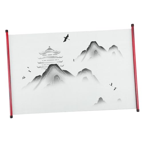 DRESSOOS Wasserschreibleinwand Leere Scroll-Papier Kalligrafie Scroll Rollbild Schriftrollen zum Schreiben Scrollpapier Chinesischer Schriftrollen-Wandbehang Kunst-Hängerolle Wandrolle von DRESSOOS