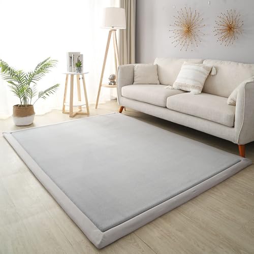 DSSHENGDS Schlafzimmer Wohnzimmerteppich, Jungen Mädchen Weich rutschfest Krabbelmatte für sicheres Spielen und Laufen Lernen Korallensamtteppich 2cm-C- 150 * 200cm von DSSHENGDS