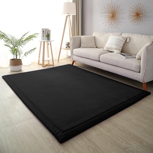 DSSHENGDS Schlafzimmer Wohnzimmerteppich, Jungen Mädchen Weich rutschfest Krabbelmatte für sicheres Spielen und Laufen Lernen Korallensamtteppich 2cm-M- 100 * 280cm von DSSHENGDS