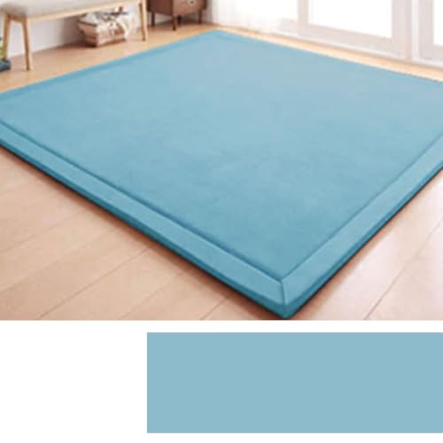 DSSHENGDS Schlafzimmer Wohnzimmerteppich, Jungen Mädchen Weich rutschfest Krabbelmatte für sicheres Spielen und Laufen Lernen Korallensamtteppich2cm-H- 100 * 220cm von DSSHENGDS