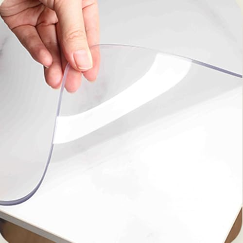 Tischdecke Transparente Dicke 1mm Tischschutz oder Tischfolie Tischdecke vor Kratzern und Schmutz,Durchsichtige Schutzfolie Tischmatte geruchsneutral von DSWZLQDXB