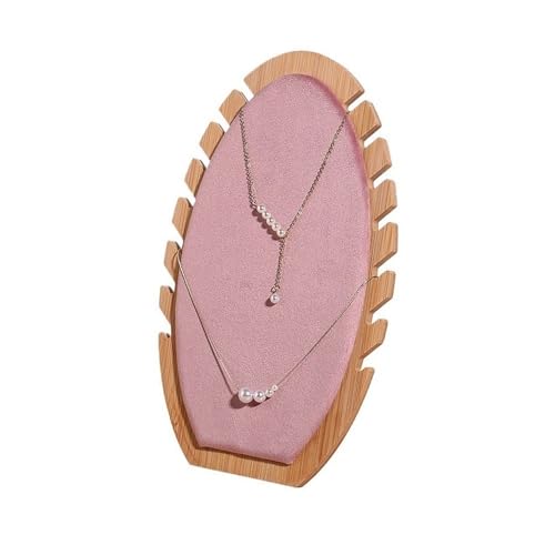 DTACBNEUZ Schmuck-Hänge-Organizer Kreative Halskette Display Rack Anhänger Display Board Schmuck Schmuck Zähler Ornamente Requisiten Große Kapazität Schmuck Racks Schmuck-Display-Halter(Pink) von DTACBNEUZ