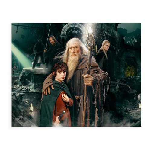 DTASSVEW DIY Malen Nach Zahlen, Der Herr Der Ringe DIY Digitale Leinwand Ölgemälde Geschenk für Kinder, Studenten, Erwachsene Anfänger- Serie Poster-D151 -Mehrere Größen von DTASSVEW