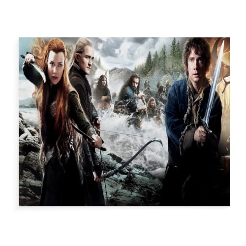 DTASSVEW DIY Ölgemälde Malen Nach Zahlen Kit - Der Herr Der Ringe Für Erwachsene Kinder Anfänger Von Numbers Kit Dekorationen Geschenke HD Film Poster Serie 049 -（Rahmenlos） von DTASSVEW