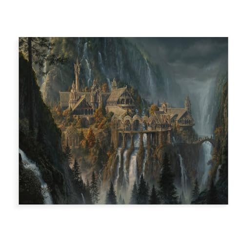 DTASSVEW Malen nach Zahlen Kit - Der Herr Der Ringe DIY Acryl-Malset mit Pinseln und Farben Art Craft Leinwandmalerei für Kinder und Erwachsene - Serie Poster-D534 von DTASSVEW