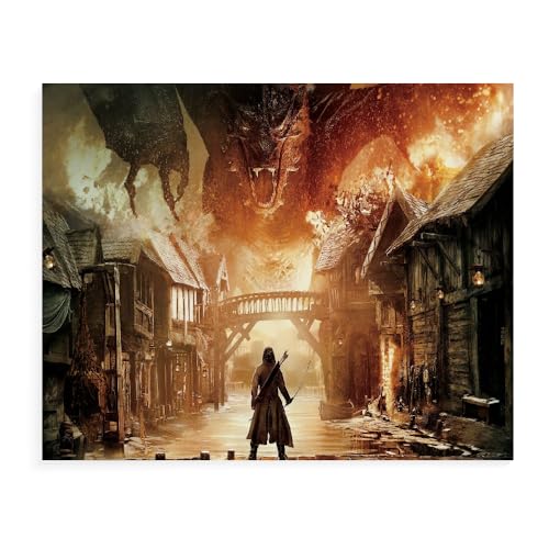 DTASSVEW Malen nach Zahlen Kit - The Lord Of The Rings DIY Acryl-Malset mit Pinseln und Farben Art Craft Leinwandmalerei für Kinder und Erwachsene - Filmserie Poster-S104 von DTASSVEW