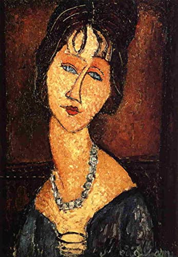 Amedeo Modigliani Frauenportrait DIY Malen nach Zahlen Kits für Erwachsene und Kinder Ölgemälde Kunstgeschenk von DTAUPREB