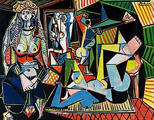 DTAUPREB DIY Ölgemälde für Erwachsene Kinder Malen nach Zahlen Abstraktes Bild Pablo Picasso Malen nach Zahlen Zeichnen auf Leinwand Art Decor Geschenke von DTAUPREB