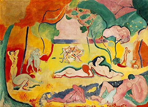 Henri Matisse Die Freuden des Lebens Malen nach Zahlen mit Pinsel und Acryl Pigment auf Leinwand von DTAUPREB