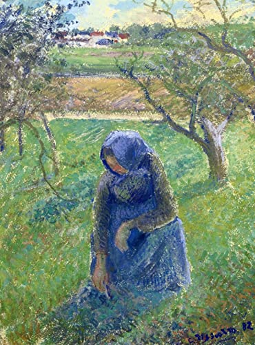 Malen nach Zahlen für Erwachsene Kräuter sammeln DIY Ölgemälde Camille Pissarro Acryl Malen nach Zahlen Kits für Kinder Erwachsene Anfänger von DTAUPREB