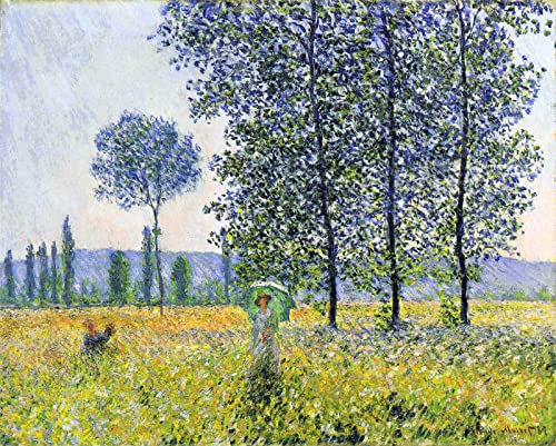 Malen nach Zahlen für Erwachsene DIY Ölgemälde-Kits Pappeln Claude Monet Malen nach Zahlen Zeichnen auf Leinwand Gemalte Kunst Wohnkultur Geschenke von DTAUPREB