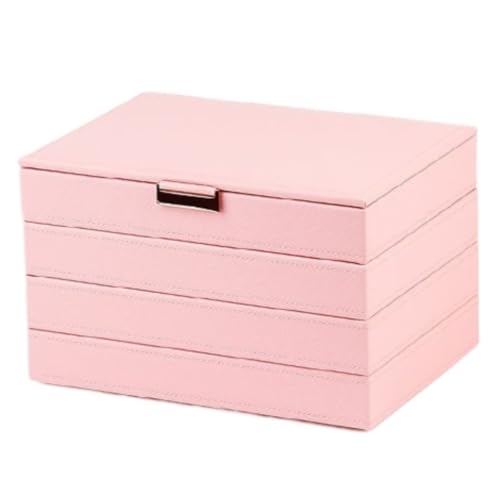 Aufbewahrungsbox Einfache Schmuckschatulle Im Stil Einer Kosmetikschublade, Aufbewahrungsbox, Schublade, Schmuckschatulle, Aufbewahrungsbox For Halsketten Und Ohrringe Display-Aufbewahrungsbox(Pink) von DTQBYOY