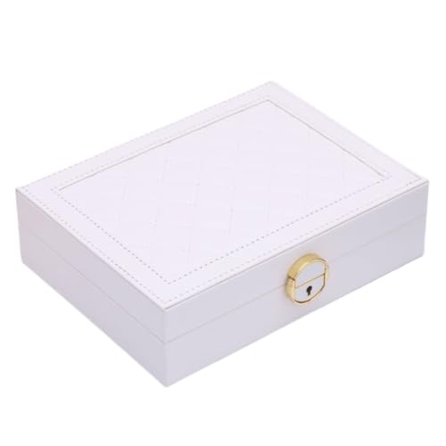 Aufbewahrungsbox Neue Aufbewahrungsbox For Uhren Und Schmuck Im Chinesischen Stil, Abschließbare Schmuckschatulle For Den Schreibtisch, Antioxidations-Aufbewahrungsbox Display-Aufbewahrungsbox(White) von DTQBYOY