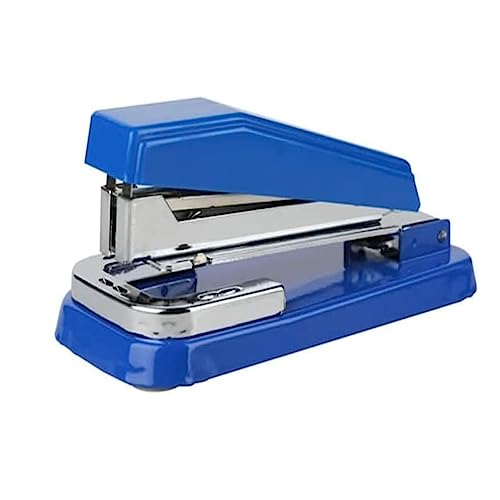 Bürohefter Desktop-Hefter, Müheloses, Leichtes Heftgerät, 360 Drehbar, Schreibtisch-Hefter, Schreibtisch, Schüler, Schule, Desktop-Hefter For Büro, Papierbindung, Tragbar Briefpapierserie(Blue) von DTQBYOY