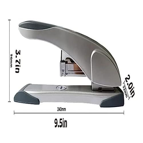 Bürohefter Hochleistungshefter, tragbar, langlebig, Schreibtischhefter, Heimhefter, Desktop-Hefter for Bürobedarf, Klassenzimmer, Desktop Briefpapierserie(Black) von DTQBYOY