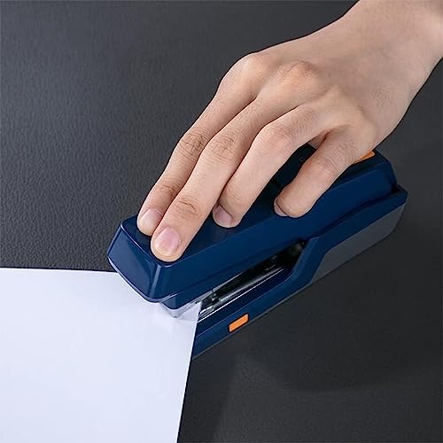 Bürohefter Müheloser Push-Schreibtischhefter, großer, robuster, verdickter Tischhefter for Papierbinden, Tischhefter Briefpapierserie(Blue) von DTQBYOY